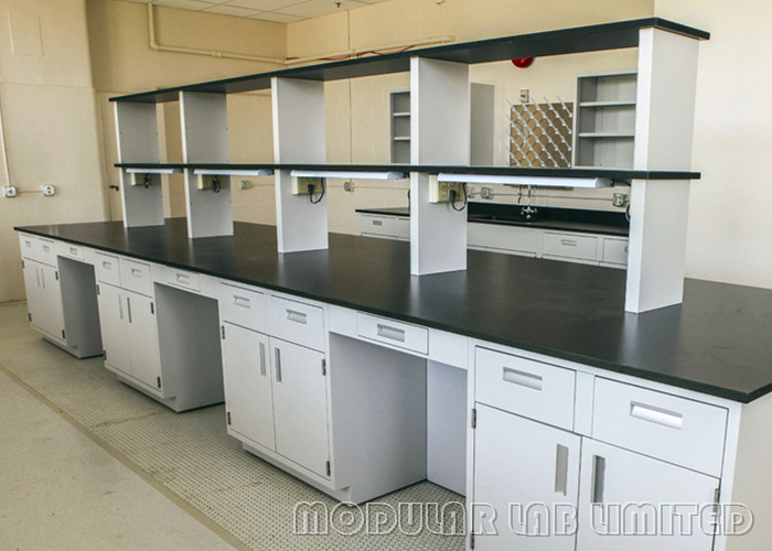 Steel Function Box Physics Lab Furniture , Mechanically Strong Worktops