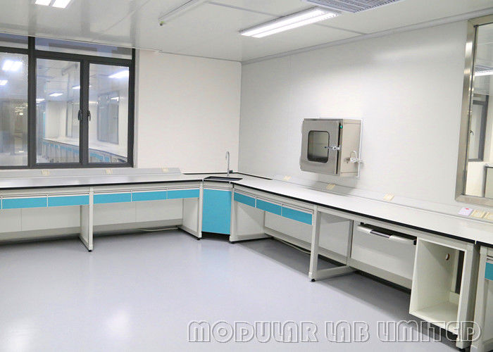 Steel Shelves Dental Lab Bench Double Electric Socket Dental
