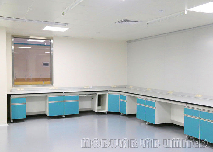 Floor Mounted Dental Lab Workbench 90kg Max Loading Science Lab