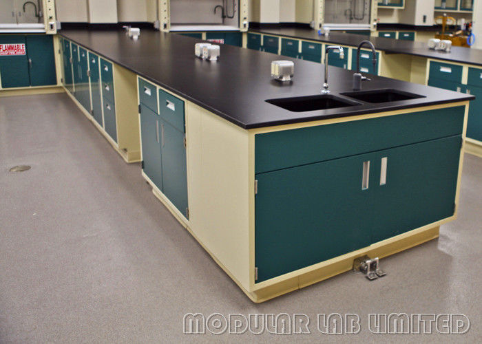 Cold Rolled Steel Dental Laboratory Bench Science Furniture For