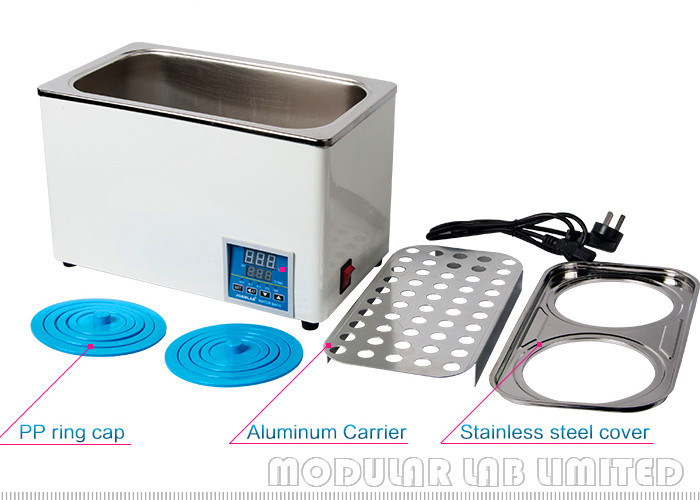 Portable 300W 1800W Water Bath Heater , One Forming Tank Lab