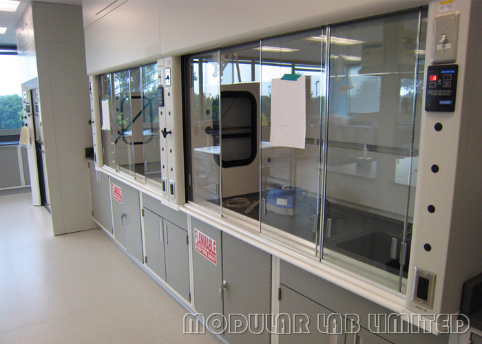 Standard Vacuum Hood Industrial Fume Hood , 800Lux Ductless Chemical