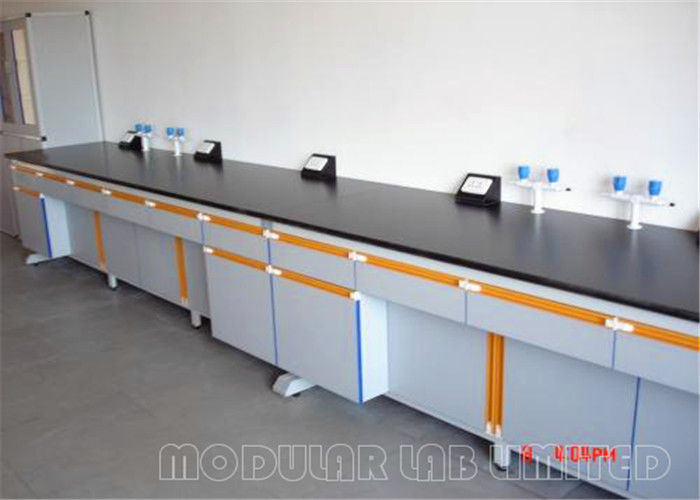 Front Frame Laboratory Work Benches Floor Mounted Or Suspended