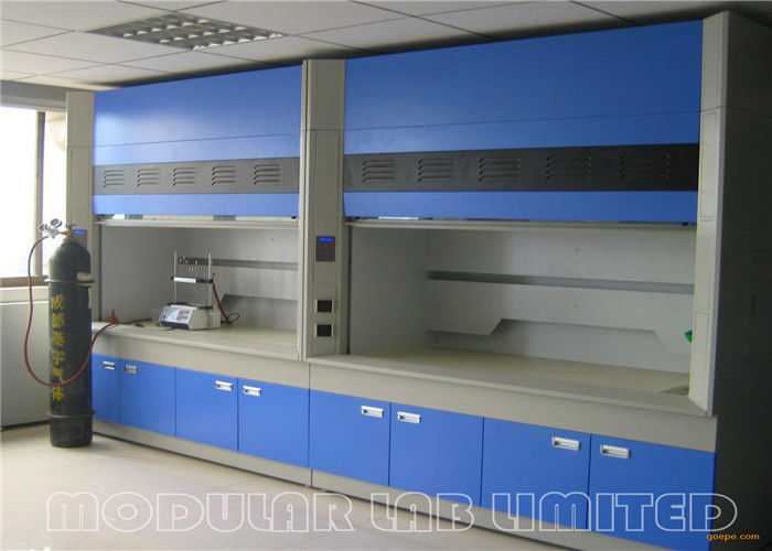 Bench Top Fume Hood Cupboard All Steel Structure With Ducted