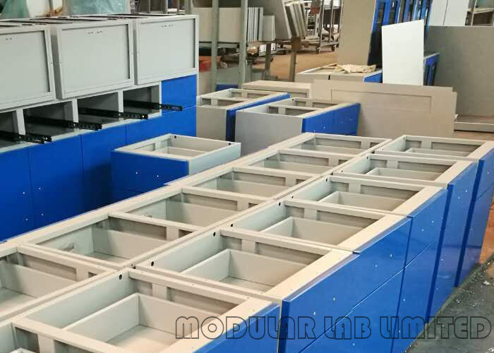 Anti Corrosion Modular Lab Furniture Metal Laboratory Cabinets