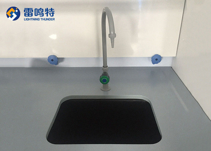 Lei Ming Te ISO14001 Stainless Steel Island Bench With Oval Sink