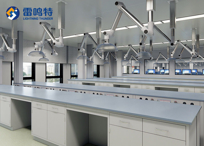 ISO18001 All Steel Workbench Cold Rolled Steel Laboratory Island Bench