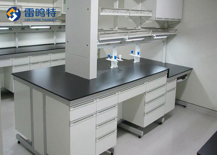 C Frame School Laboratory Furniture Steel And Wood With SGS Certificate