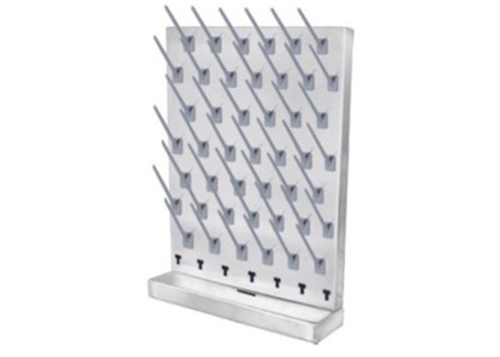 Single Side Laboratory Accessories 304 Stainless Steel Lab Drying Rack