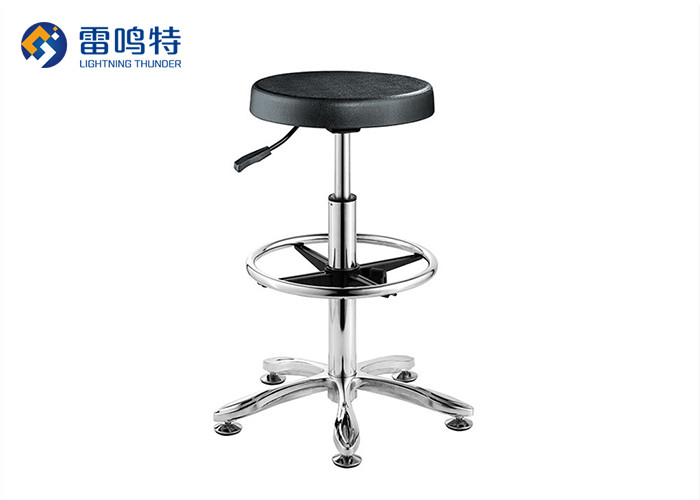 Flexible Rotating Laboratory Stool Chair Adjustable Pneumatic Seat Height