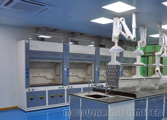 Floor Mounted Pharmaceutical Lab Furniture With Three Way