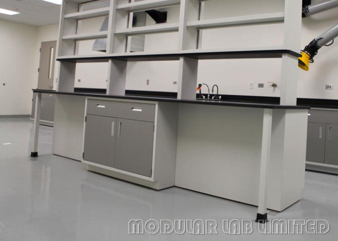 Cold Rolled Steel Dental Laboratory Bench Science Furniture For