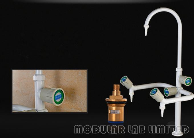 360 Degree Swing Spout Science Lab Faucets Heat Resistant