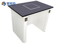 flat panel Dustproof School Laboratory Furniture Working Table