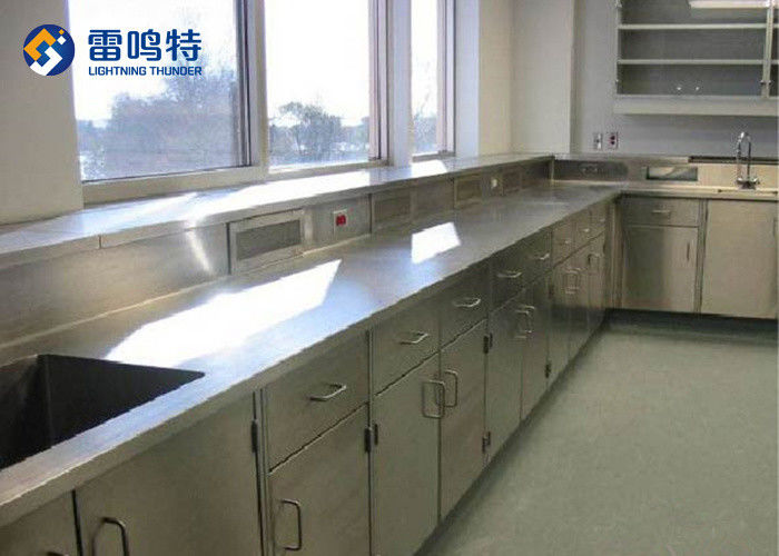 Thickness 27mm Laboratory Counter Tops Stainless Steel 316 With sink