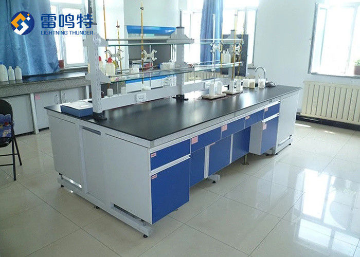 Thick Board 12.7mm School Laboratory Furniture Metal And Wood Structure