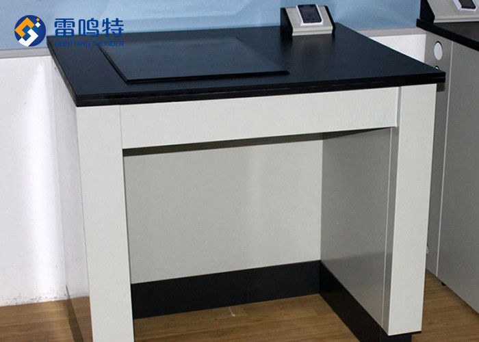 Laboratory Anti Shock Marble Countertop Table Floor Standing Structure