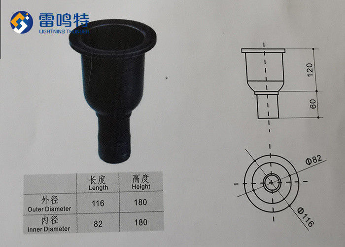 Strong Stability ISO14001 Laboratory Cup Sinks PP Small Round Sink