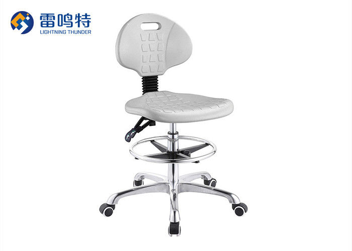Rotatable iron ESD Lab Chair Science Lab Stool With Backrest
