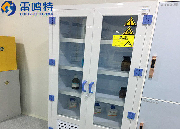 School Dustproof Laboratory Storage Cabinet / Hospital Laboratory Furniture 1.5mm