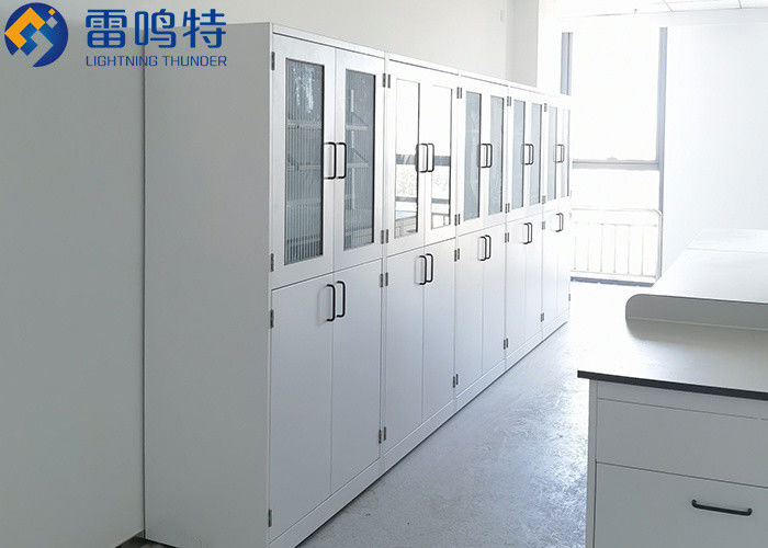 School Dustproof Laboratory Storage Cabinet / Hospital Laboratory Furniture 1.5mm