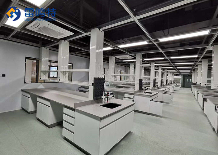 Phenolic Resin Chemistry 0.9m Laboratory Countertops Chemical Resistant Furniture For Desktops