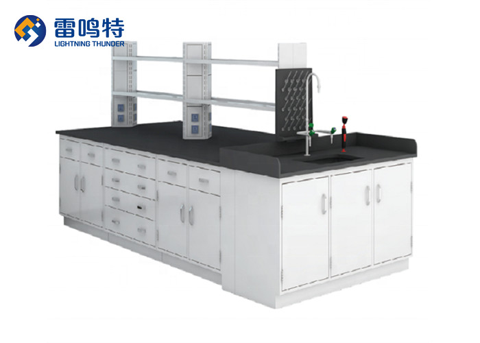 Adjustable Shelf Phenolic Workbench Top ODM Hospital Laboratory Furniture