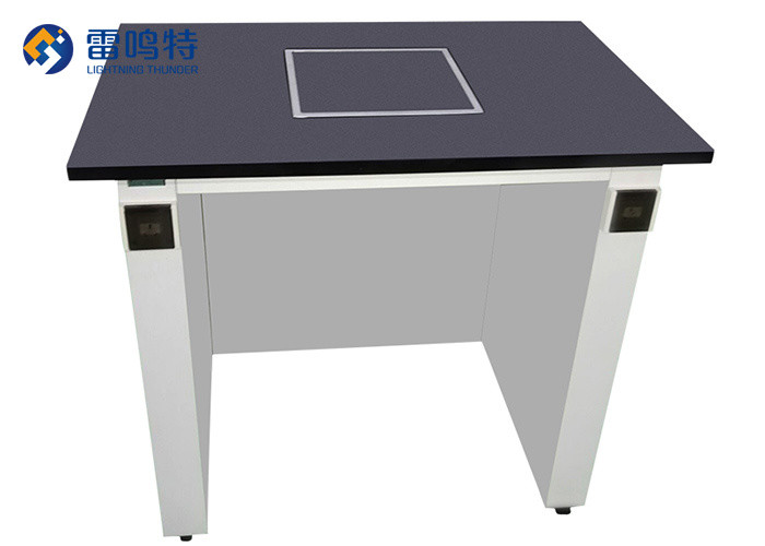 Laboratory Anti Shock Marble Countertop Table Floor Standing Structure