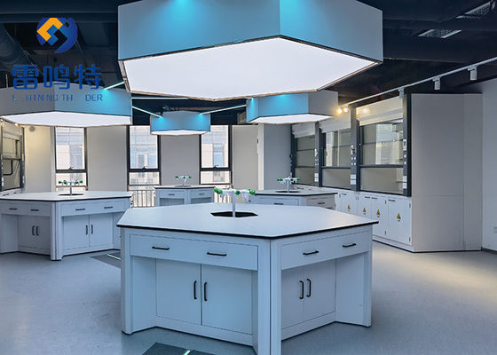 ODM Laboratory Work Table Classroom Science Chemistry Hexagonal 1.0 Crs Frame